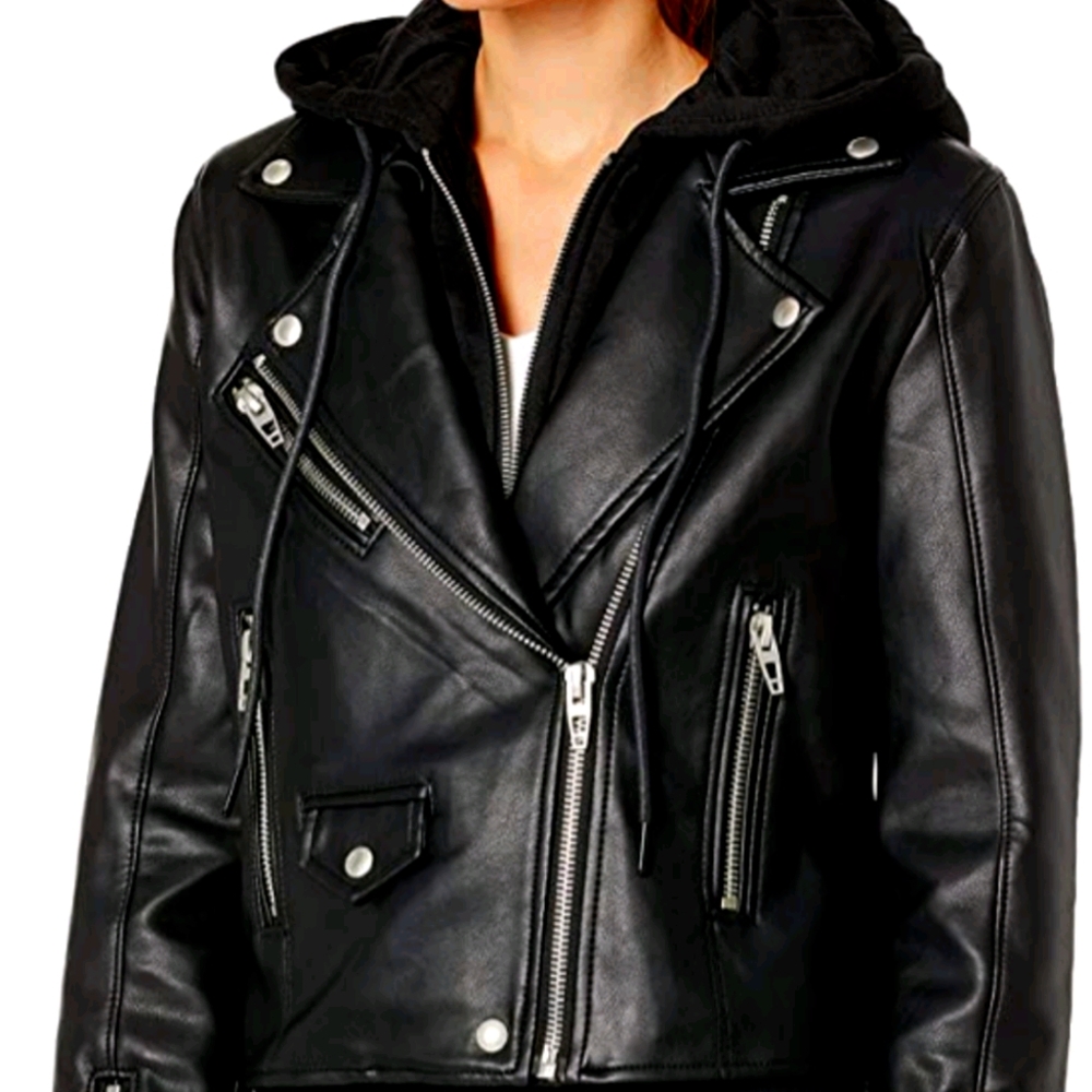 Blanknyc leather lined jacket